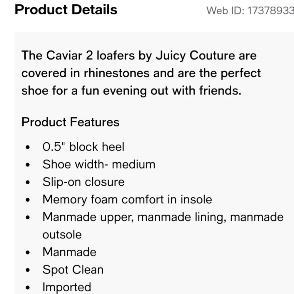 Juicy Couture Caviar Rhinestone Loafers-NWT-9 - Picture 6 of 7